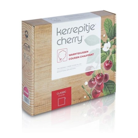 Kersenpitkussen vierkant 27 x 27 cm