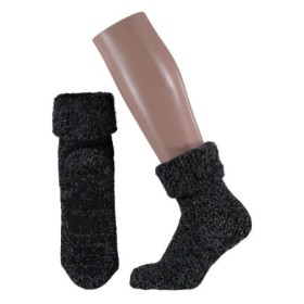 Slofsok anti slip uni zwart 39-42