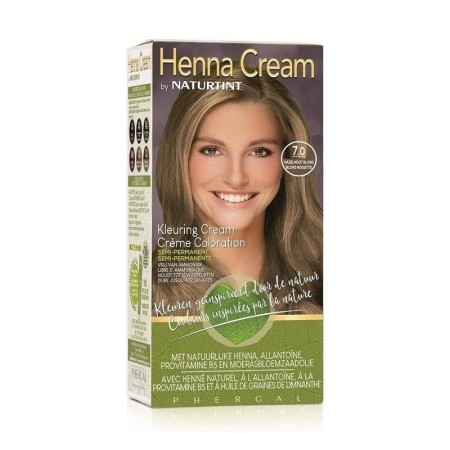 Henna cream 7.0 hazelnoot blond