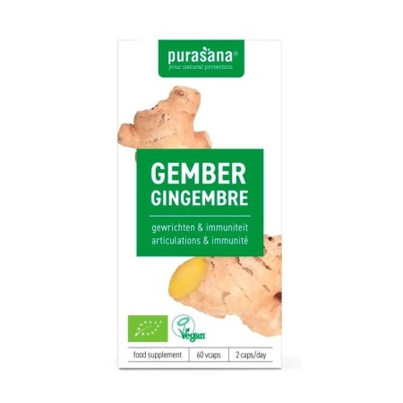 Gember 250 mg 60 vcaps bio