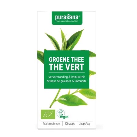 Groene thee 92 mg extract 120 vcaps bio