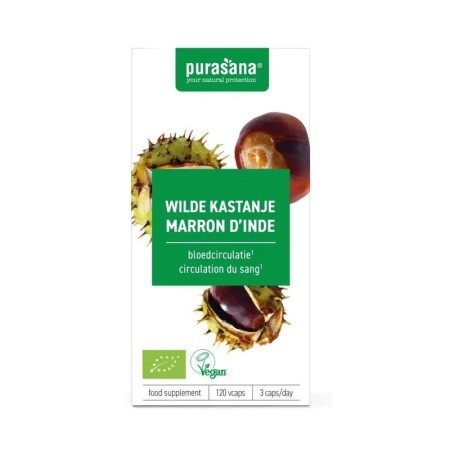 Wilde kastanje 240 mg 120 vcaps bio