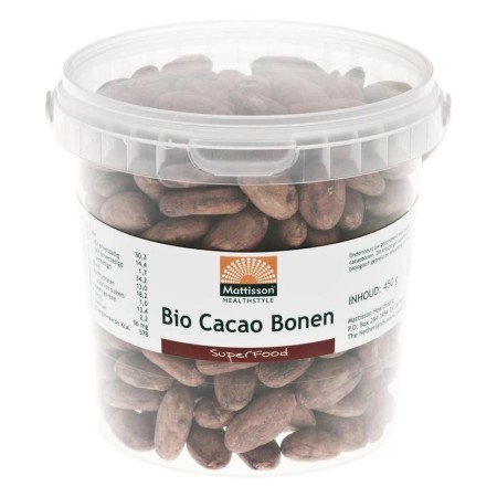 Bio cacao bonen raw 450g