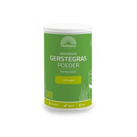 Bio gerstegras poeder raw 125g