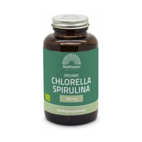 Org chlorella spirulina 500mg - 240 tab