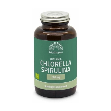 Org chlorella spirulina 500mg - 240 tab