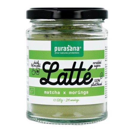 Latté matcha moringa 120 g bio