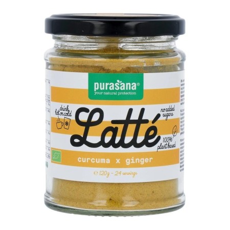 Latté curcuma (31%) gember (6%) 120g bi