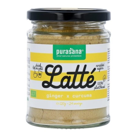 Latté gember (32%) curcuma (3%) 120g bi