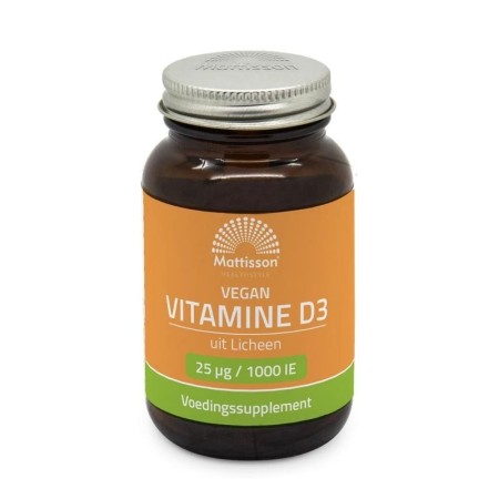 Vitamine d3 25mcg 1000ie uit licheen