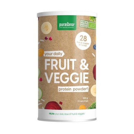 Fruit&veggie protein 360 g bio