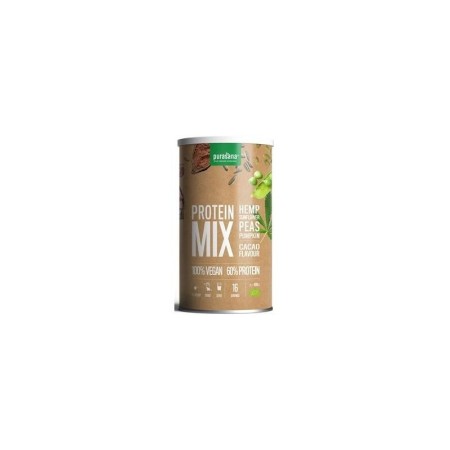 Veg prot pompoen/zonnebl/hemp choc bio