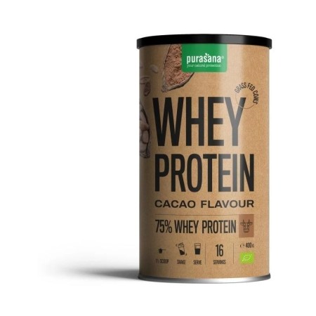 Whey proteine 65% cacao 400 g bio