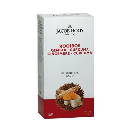 Theezakjes rooibos gember-curcuma
