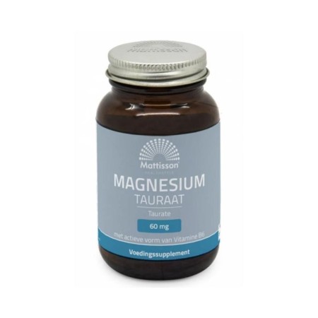 Veg magnesium tauraat 750mg - 60 vcaps.