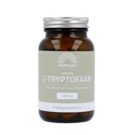 L-tryptofaan 500mg 60 caps.