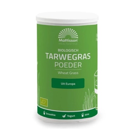 Bio tarwegras poeder raw 125g