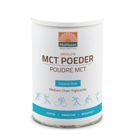 Absolute mct poeder - coconut pure 350g