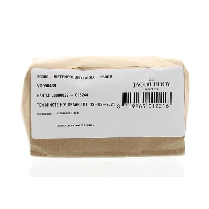 Jacob hooy jacob Hooy BIETENPOEDER ROOD - 250gr