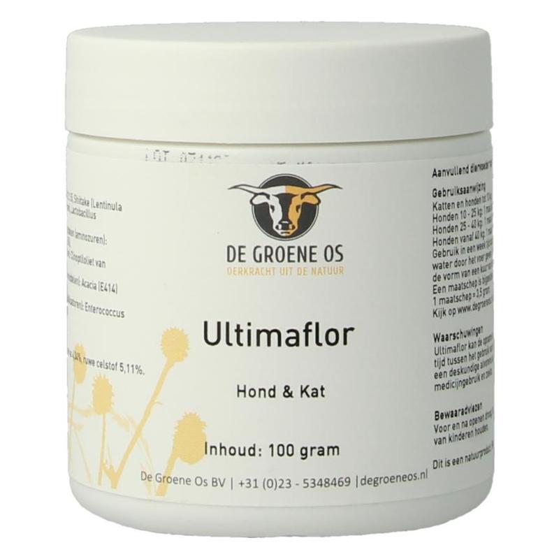 De groene os De Groene Os Ultimaflor Hond & Kat - 100gr