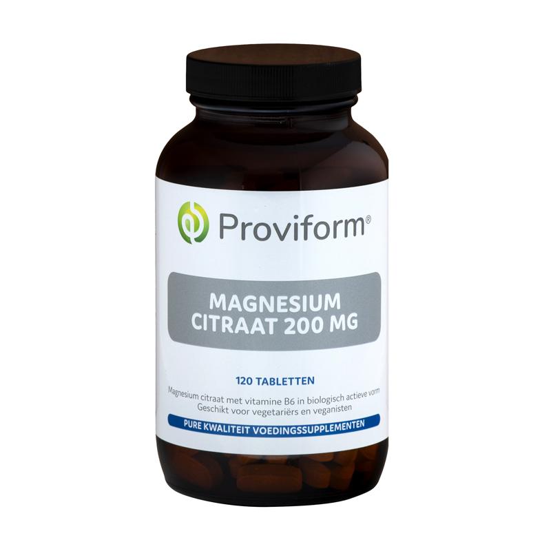 Proviform Proviform Magnesium Citraat 200mg & bio-actief B6 - 120tb