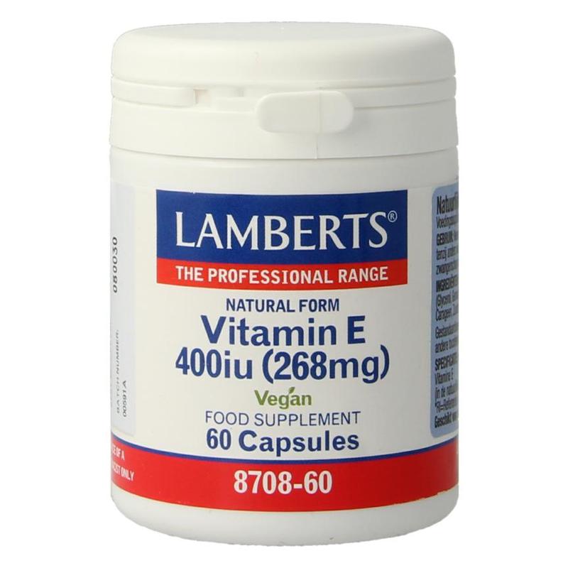 Lamberts Lamberts Vitamine E 400ie (268mg) Natrural Form - 60vcp