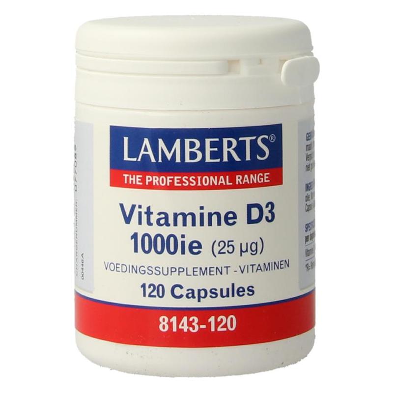 Lamberts Lamberts Vitamine D3 1.000ie (25mg) - 120cp