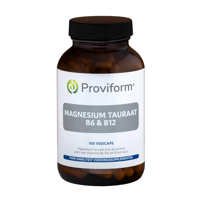 Proviform Proviform Magnesium Tauraat B6 & B12 100vcaps - 100vcp