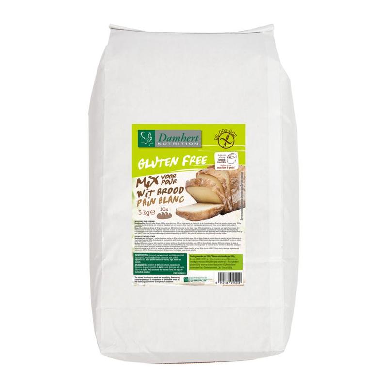 Damhert Damhert Gluten Free Broodmix Wit Groot - 5kg