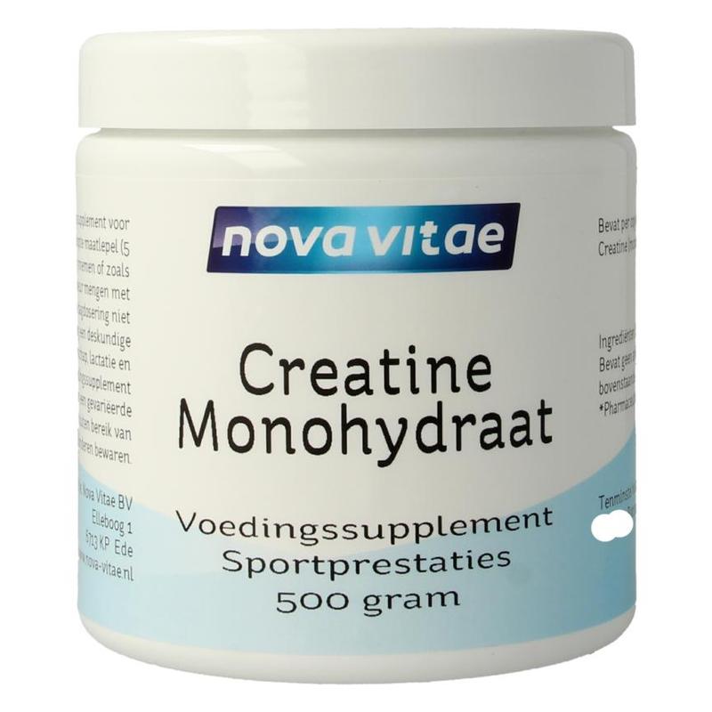 Nova vitae Nova Vitae Creatine monohydraat - 500gr