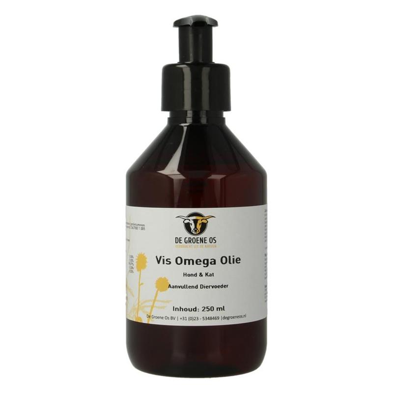 De groene os De Groene Os Vis Omega Hond & Kat 2 - 250ml