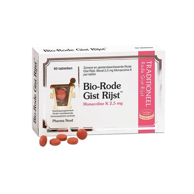 Pharma nord Pharma Nord Bio-Rode Gist Rijst Monacoline K 2,5mg - 60tb