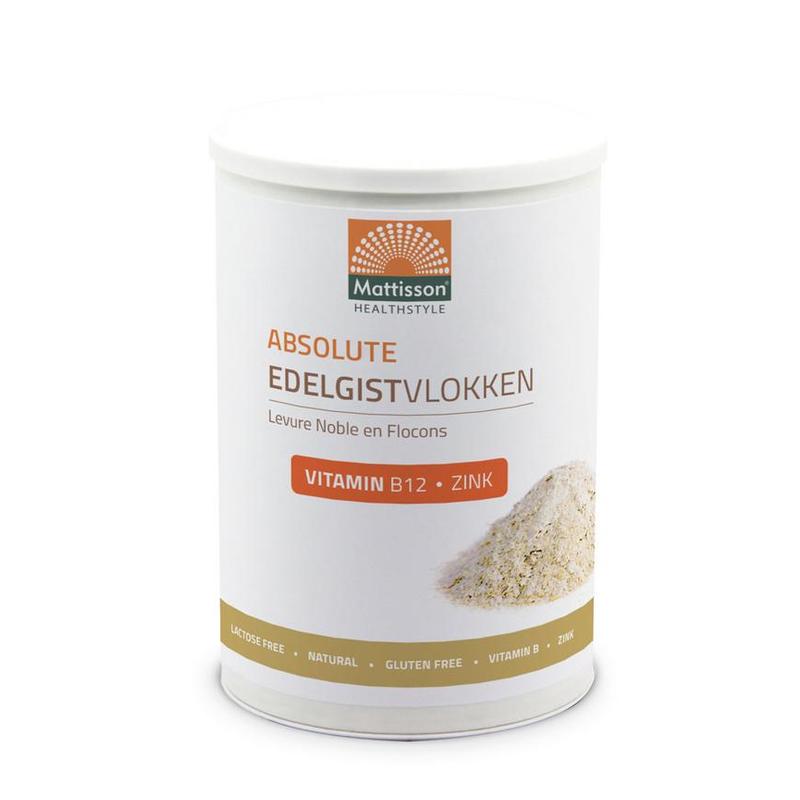 Mattisson Mattisson Edelgistvlokken Vitamine B12 + Zink 200g - 200gr