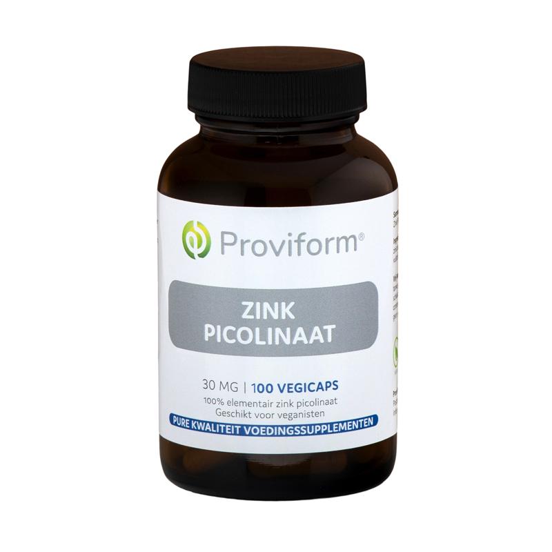 Proviform Proviform Zink Picolinaat 30 mg 100vcaps - 100vcp
