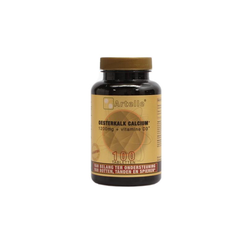 Artelle Artelle Oesterkalk Calcium vit D3 100t - 100tb