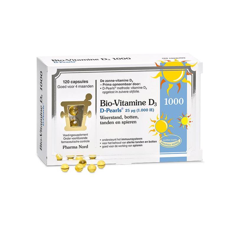 Pharma nord Pharma Nord Bio-Vitamine D3 25mcg 1.000ie Pearls - 120cp