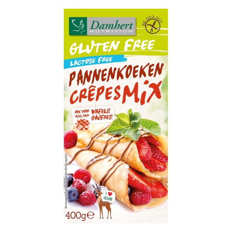 Damhert Damhert Gluten Free Pannenkoekenmix Lactose Free - 400gr