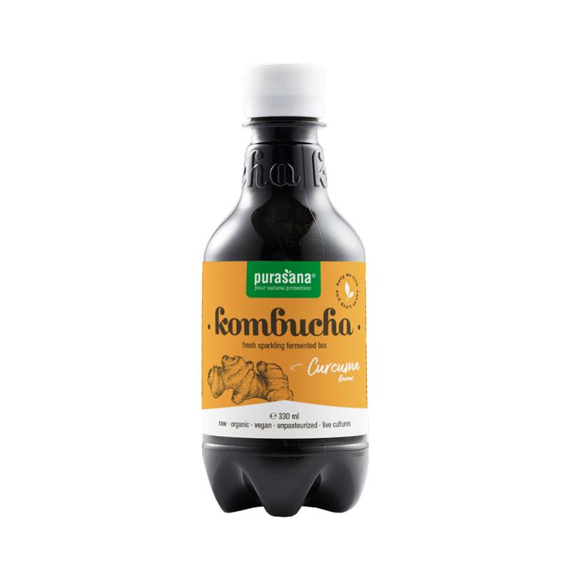 Purasana PURASANA Kombucha drank kurkuma 330 ml BIO - 330ml