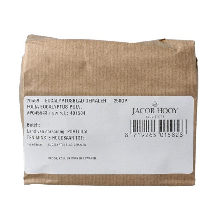 Jacob hooy jacob Hooy EUCALYPTUSBLAD GEMALEN - 250gr