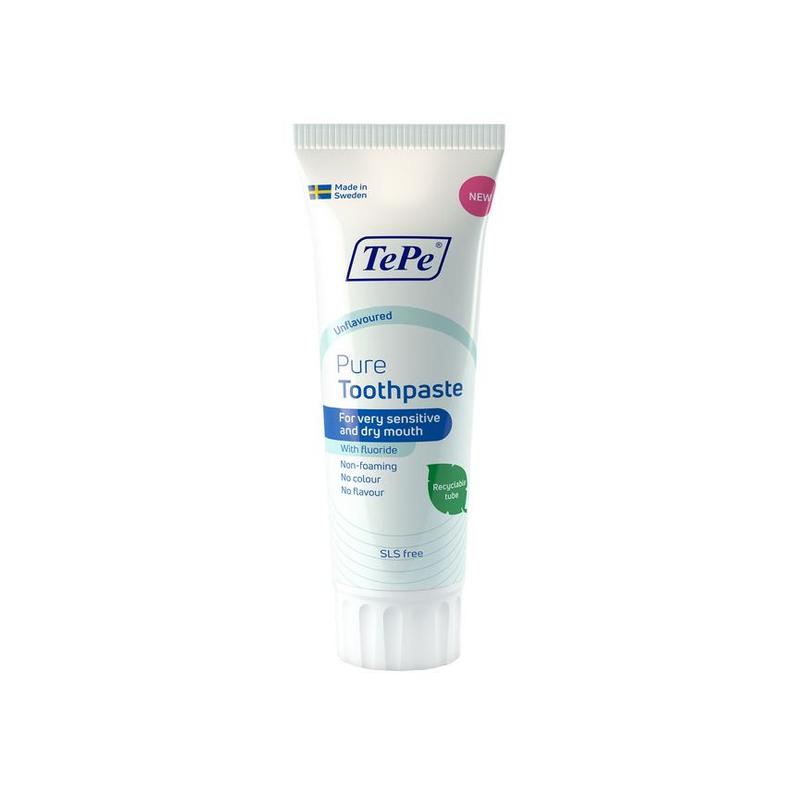 Tepe TePe Pure Tandpasta dry mouth zonder smaak - 75ml