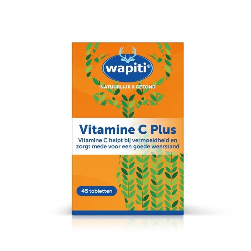 Wapiti Wapiti Vitamine C Plus 45tabletten - 45tb