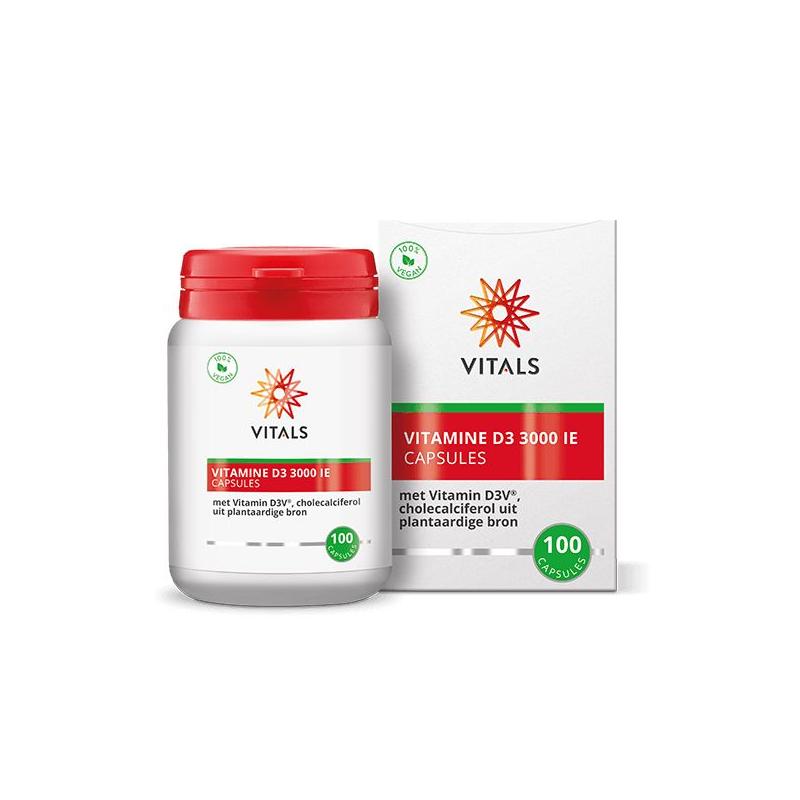 Vitals Vitals Vitamine D3 3000 ie Capsules - 100vcp