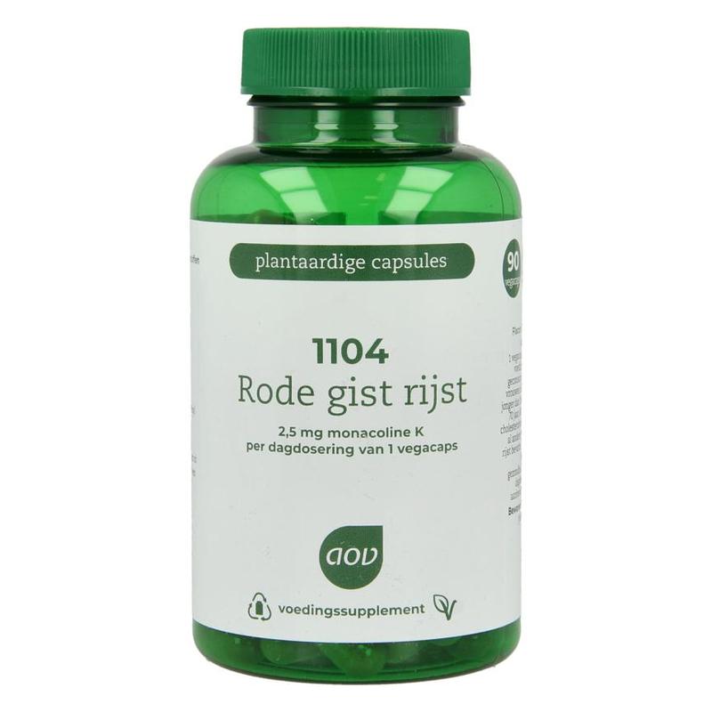 Aov AOV 1104 Rode gist rijst extract - 90vcp
