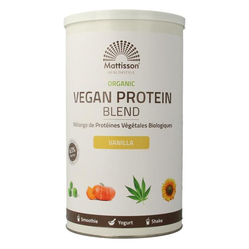 Mattisson Mattisson Organic Protein Blend Vanilla Vegan - 400gr