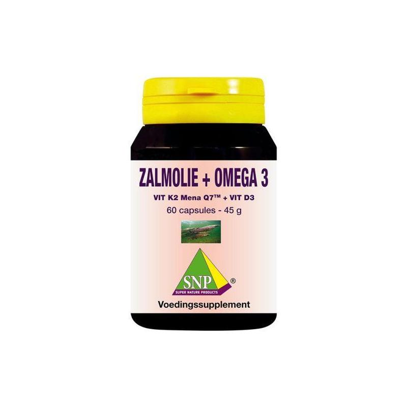 Snp SNP Zalmolie & vit K2 mena Q7 & vit D3 & vit - 60cp