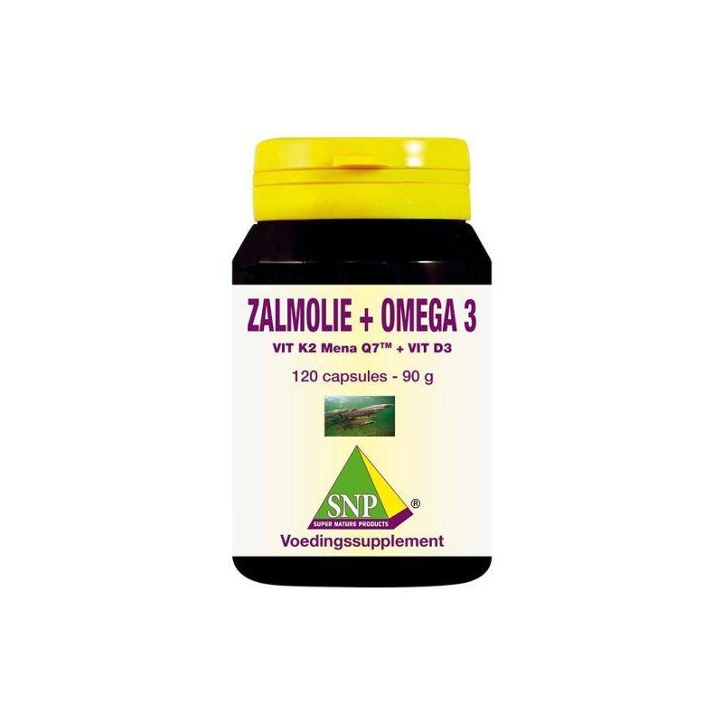 Snp SNP Zalmolie & vit K2 mena Q7 & vit D3 & vit - 120cp