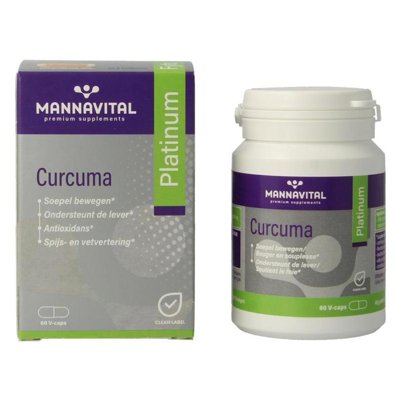 Mannavital Mannavital Curcuma Platinum - 60vcp