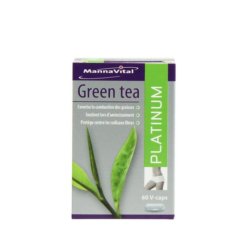 Mannavital Mannavital Green tea Platinum - 60vcp