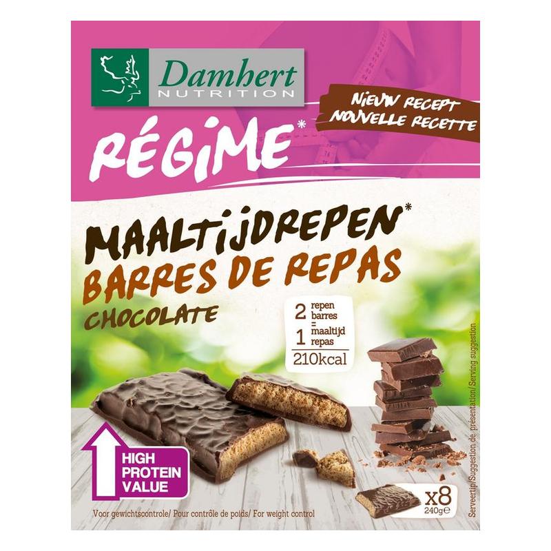 Régime Régime Régime Maaltijdrepen Chocolate - 240gr