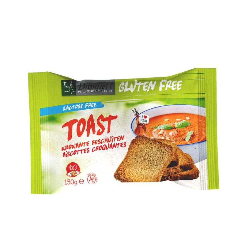Damhert Damhert Gluten Free Toast Lactose Free - 150gr